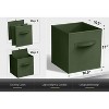 Sorbus 11 Inch Foldable Fabric Storage Cube Bin with Handles - for Organizing Pantry, Closet, Nursery, Playroom, and More - 4 of 4