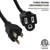 GoGreen Power (GG-13715BK) 16/3 SJTW Outdoor Extension Cord, Black, 15 ft - 3 of 4