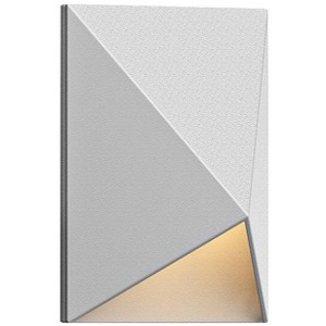 Sonneman Triform Compact 4 1/2" High White LED Outdoor Wall Light - 1 of 2