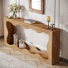 Hommoo 63 Inches Farmhouse Console Table with Storage - 3 of 4