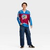 Boys' Sonic the Hedgehog Hockey Jersey - Blue/Red - 3 of 3