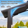 NicBex Grill Gazebo, Aluminum BBQ Outdoor Gazebo with Metal Frame and Shelves Serving Tables, Permanent Double Roof Canopy Hard top Gazebos - 2 of 4