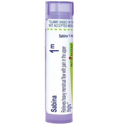 Sabina 1M by Boiron Homeopathic Single Medicine For Personal Care  -  80 Pellet