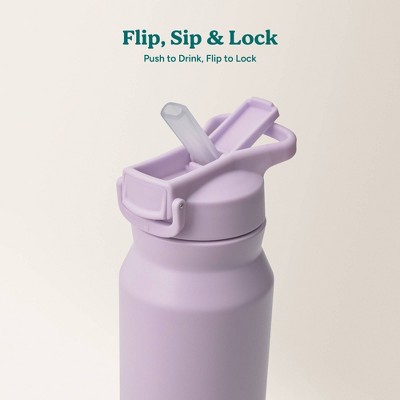 Reduce 32 oz Hydrate Pro Vacuum Insulated Stainless Steel Water Bottle Lilac Bud