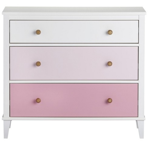 Little Seeds Monarch Hill Poppy 3 Drawer Dresser With 2 Sets Of Knobs ...