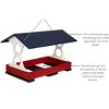 JCS Wildlife Large Fly Thru Bird Feeder- Mounting Pole Bundles Available - 4 of 4
