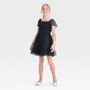 Girls' Short Sleeve Chiffon Dress - Cat & Jack™ - 3 of 3