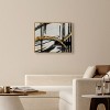 Art Remedy Golden Swirls Modern Minimal Abstracts Framed - 2 of 4