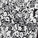 black paisley ditsy