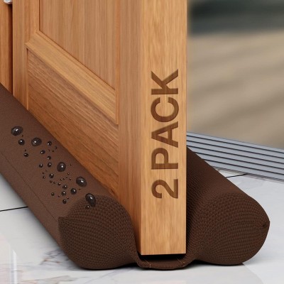 36 inch Twin Door Draft Stopper for Bottom of Doors Weather Stripping