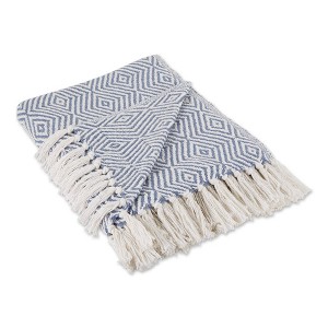 50"x60" Diamond Geometric Throw Blanket - Design Imports - 1 of 4