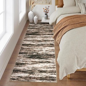 Modern Non-Slip Low Pile Carpet Ultra Soft Foldable Lightweight Mat for Hallway Kitchen Bedroom Laundry Entryway - 1 of 4