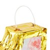 Blue Panda Small Floral Designed Gold Number 1 Pinata, Birthday Pinata, 16.5 x 10.6 x 3 In - 4 of 4