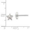 Black Bow Jewelry 6mm Nautical Star Post Earrings in Sterling Silver - 4 of 4