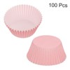 Unique Bargains Greaseproof Cupcake Liners Muffins Paper Baking Cups 2.8 Inch - 3 of 3