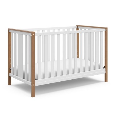 Storkcraft Modern Pacific 5-in-1 Convertible Crib - White/Vintage Driftwood