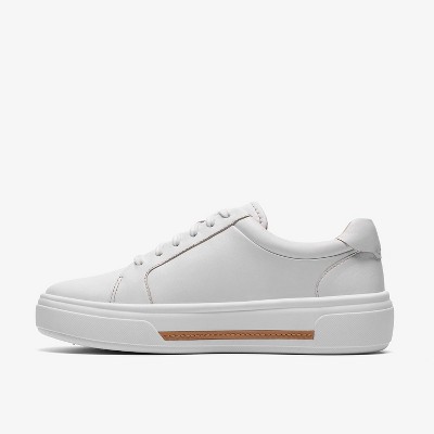 Обувь Clarks Womens Hollyrose Zip White Leather Shoes 8 Medium — фото 3