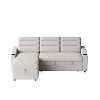 TiramisuBest 85.8" Beige Sleeper Sofa, Sofa Bed - 2 in 1 Pull Out Sofa Bed with Storage Sofa, Sofa Sleeper with Pull Out Bed with Charging Port - 2 of 4