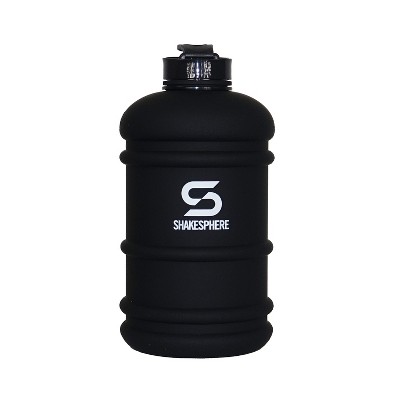 ShakeSphere Tumbler: Protein Shaker Bottle, 24oz Matte Black with Black Logo