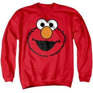 Sesame Street Elmo Full Face Adult Crewneck Sweatshirt - 1 of 4