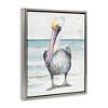 Stupell Industries Pelican Bird Standing on Beach, 17" x 21" - 3 of 4