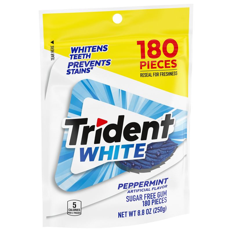 Trident White Peppermint Sugar-Free Gum - 180ct, 3 of 12
