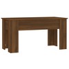vidaXL Modern Coffee Table in Brown Oak | Lift Top Design | Engineered Wood | Ample Storage Space | Functional Home Furniture | Ideal for workspace - 4 of 4
