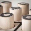 Sullivans 9.5" x 9.5" Wood Block Tic Tac Toe Game - 2 of 4