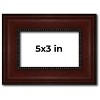PosterPalooza | Photo Size Distressed Brown Picture Frame - UV Acrylic, Foam Board Backing, Hanging Hardware - 2 of 4