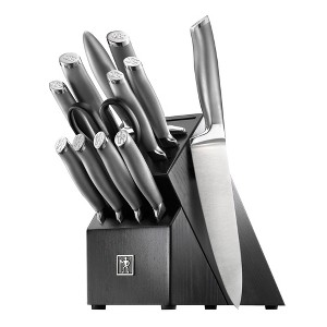 Henckels Modernist 13-pc Knife Set with Block, Chef Knife, Paring Knife, Steak Knife, Black, Stainless Steel - 1 of 3