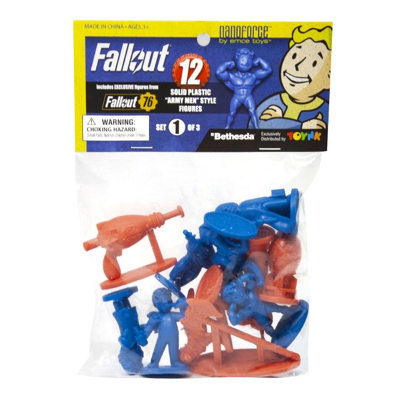 Toynk Fallout Nanoforce Series 1 Army Builder Figure Collection - Bagged Set 1, 2 of 8