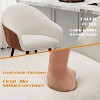 PAGED 26" High Seat Bar Stools Set of 2, Modern PU Leather Counter Height Bar Chair with Back, Iron Frame for Bar, Kitchen, Dining Room - 3 of 4