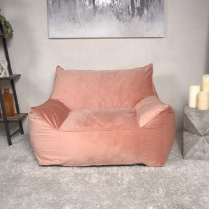 PAGED Modern Bean Bag Chair Comfy Sofa Chair with Armrests and Removable Cover, Velvet Single Reading Chair for Adults, Teens, Kids - 1 of 4