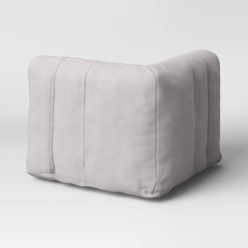 Modular Bean Bag Section Sofa Corner Seat Gray - Room Essentials&#8482;, 5 of 7