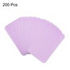 Unique Bargains Mini Blank Paper DIY Gift Craft Business Cards 200 Pcs - 3 of 4