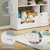 Kids Bookshelf, Toy Storage Organizer, Wooden Toddler Bookcase w/Motion Sensor Light for Kids - 4 of 4