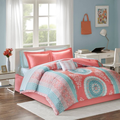 Coral Blaire Comforter And Sheet Set (twin Xl) : Target
