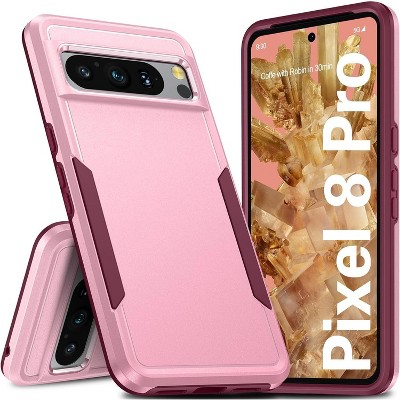 Entronix Case Compatible with Pixel 8 Pro - Soft-Touch Dual-Layer Sleek Cover