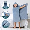 PAVILIA Coral Fleece Hooded Towel For Kids Toddler, After Shower Wrap for Beach Pool Swimming, Boys Girls 3-8 Years - 3 of 4