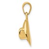 Black Bow Jewelry 14k Yellow Gold 3D Cowboy Hat Pendant - 2 of 4