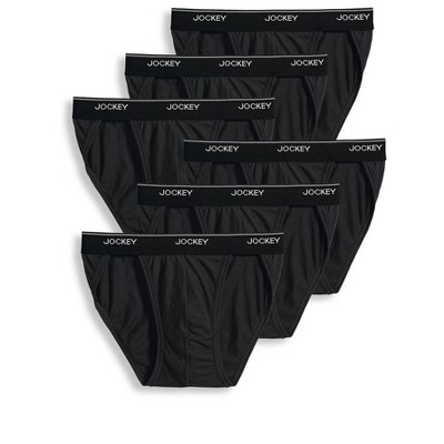 Smart and Sexy Women's Mesh String Bikini Panty 6 Pack Black Hue/Bark S