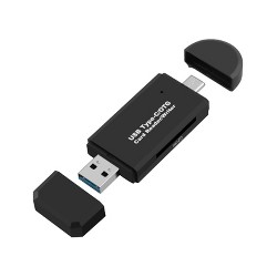 Insten Sdhc / Sd / Mmc Memory Card Reader To Usb 2.0 Adapter, Smoke ...