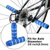 Unique Bargains Universal Aluminum Alloy BMX MTB Bicycle Rear Foot Pegs Footrests for 3/8" Axles 4 Pcs - 2 of 4