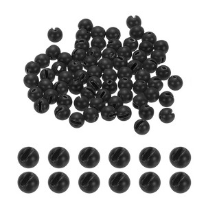 Unique Bargains Fly Tying Slotted Tungsten Round Beads for Variety Jig Hooks 70 Pcs - 1 of 4