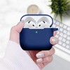 BONGEEK Silicone Apple Airpods 4th Generation - VOTILE 2030 Bling Cover with Keychain, Earbuds Charging Accessory for Women Girls -Midnight Blue - 4 of 4