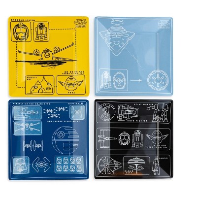 star wars melamine plates