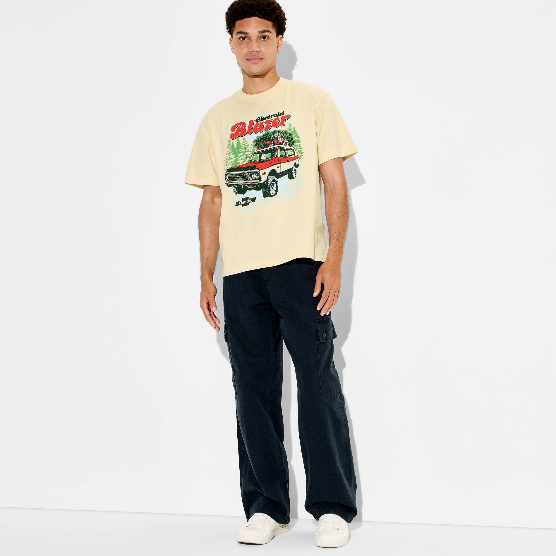 Men's Holiday Chevy Graphic T-Shirt - Original Use™ Cream