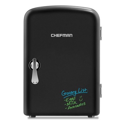 Chefman 0.52 cu ft Portable Eraser Board Mini Fridge - Black