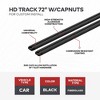 Yakima HD Track 72 Inch Car Roof Top Custom Rack Mounting Applications with CapNuts for SkyLine, OverHaul HD, and OutPost HD Systems, Black - image 2 of 4