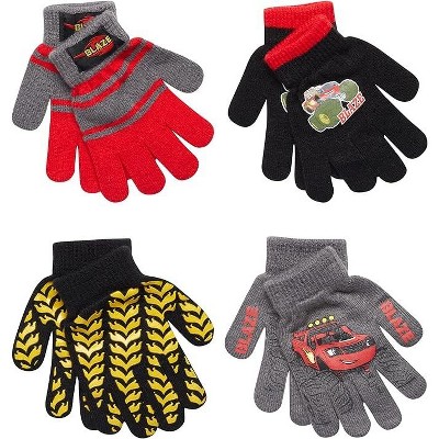 Paw Patrol Boys 4 Pair Gloves Cold Weather Set, Little Boys Age 4-7 ...